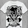 Tricou Viking cu topoare din bumbac